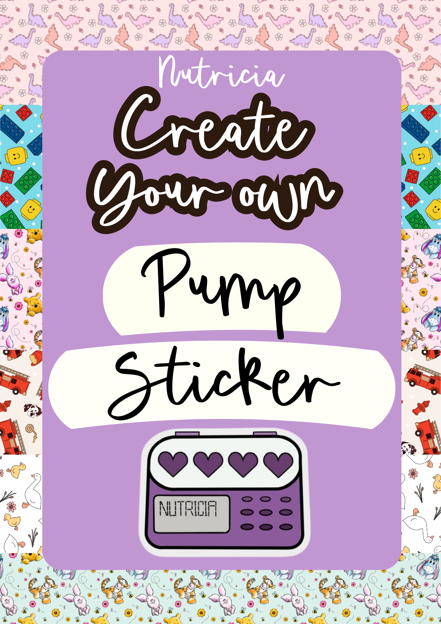 Create Your Own Nutricia Pump Sticker