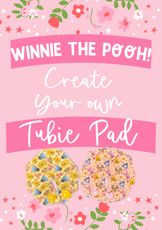 Create Your Own Winnie the Pooh Tubie Pads