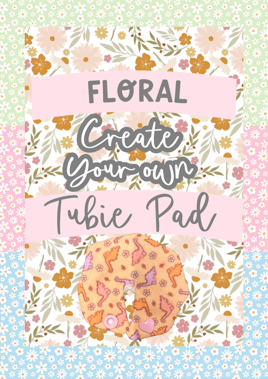 Create Your Own tubie pads pink & florals