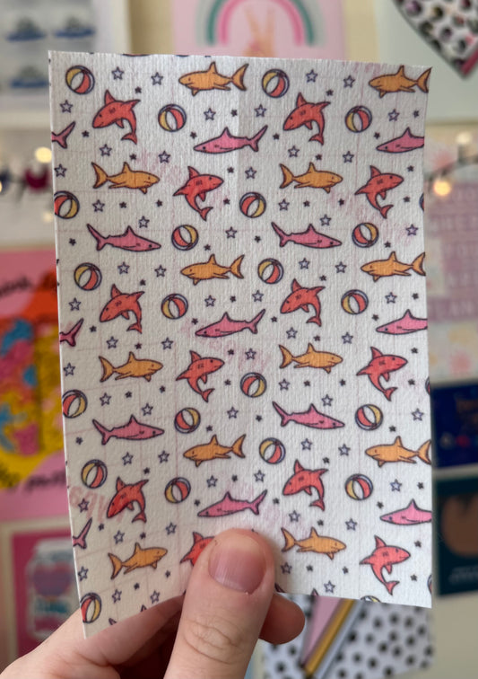 Pink sharks summer 2025 collection Tubie tapes