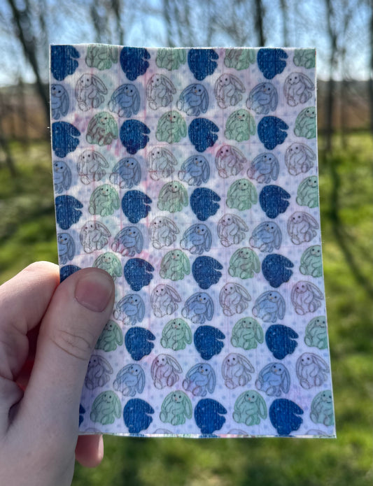 Blue Jellycat bunnies Tubie tape