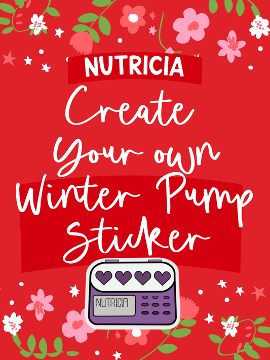Create Your Own Christmas Nutricia Pump Sticker