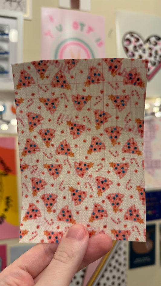 Pink Christmas trees Winter Tubie tape collection