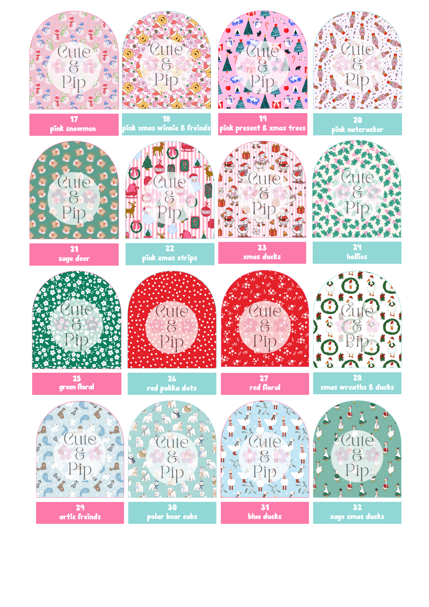 Create Your Own Christmas Nutricia Pump Sticker