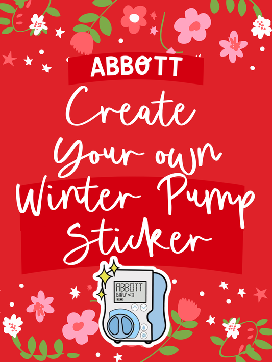 Create Your Own Christmas Abbott Pump Sticker