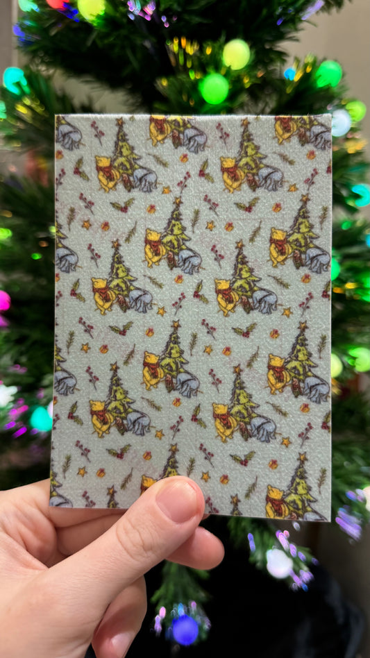 Christmas tree & Pooh, eeyore and piglet Winter Tubie tape collection