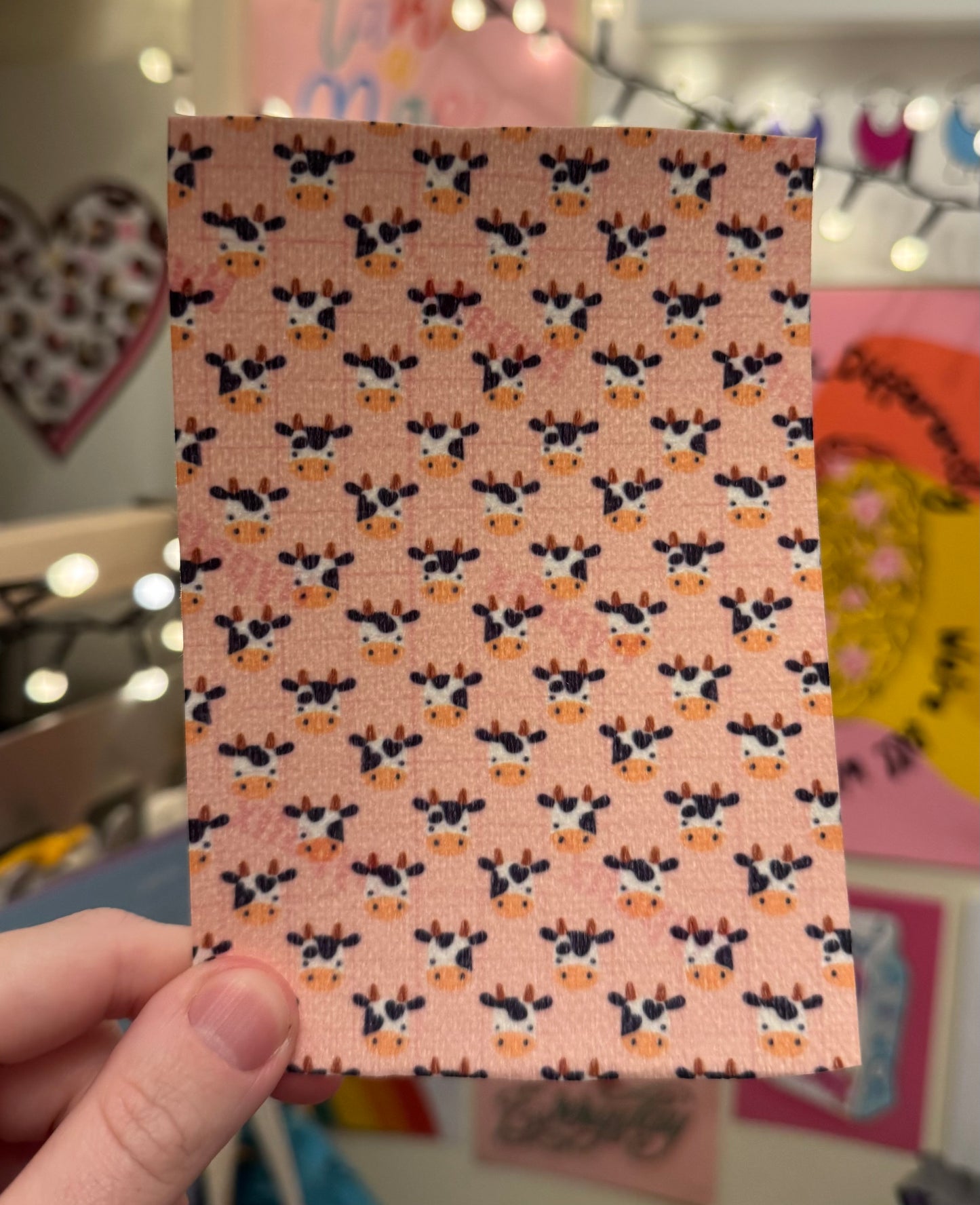 Pink moo cow Tubie tape