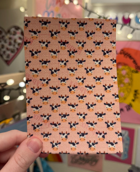Pink moo cow Tubie tape