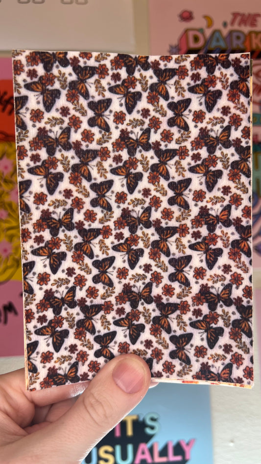 Butterflies orange and red autumn Tubie tape