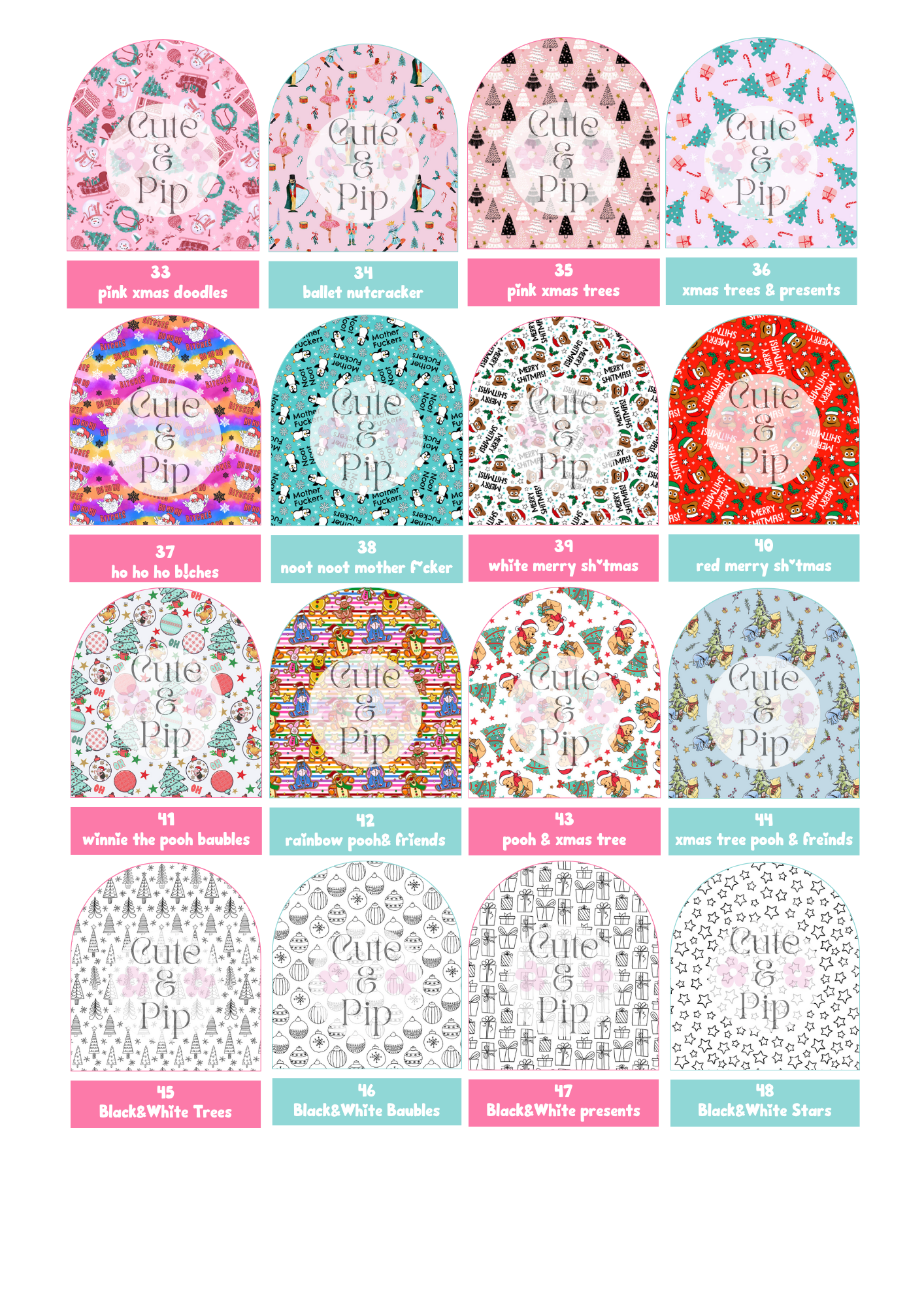 Create Your Own Christmas Nutricia Pump Sticker