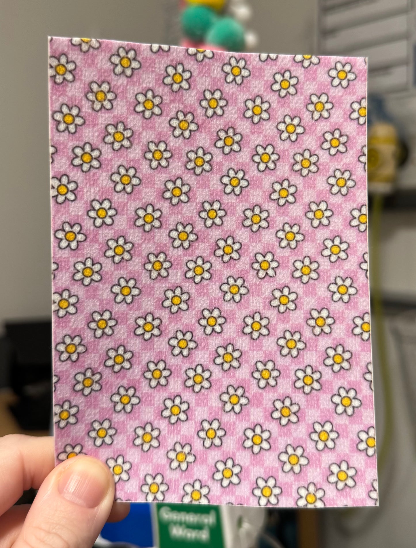 daisy's on purple checkered Tubie tape 90's collection