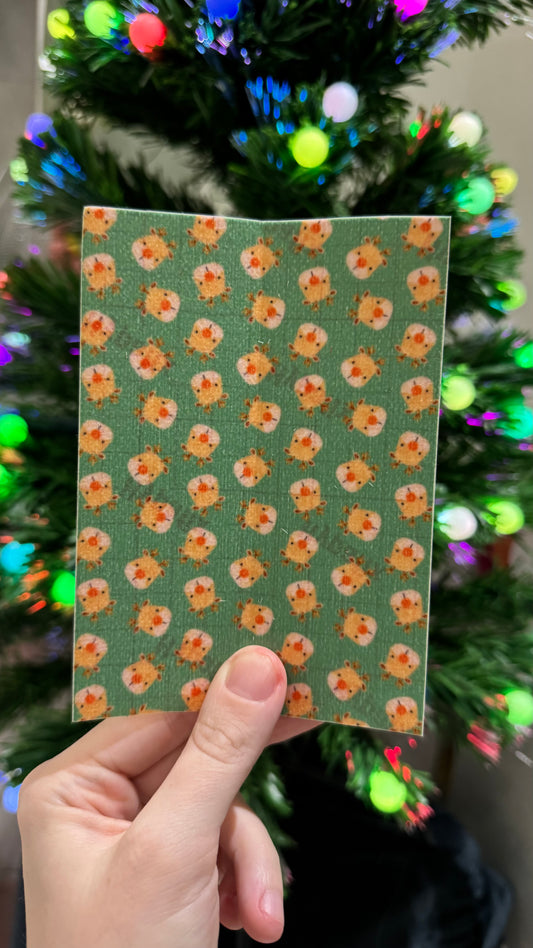 Cute Rudolph the red nosed reindeer ￼Winter Tubie tape collection