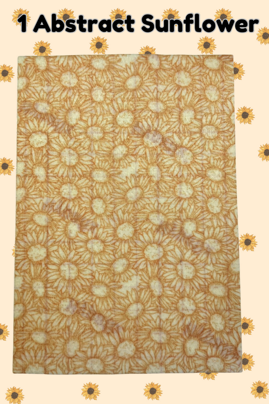 Sunflowers abstract drawings Tubie tape