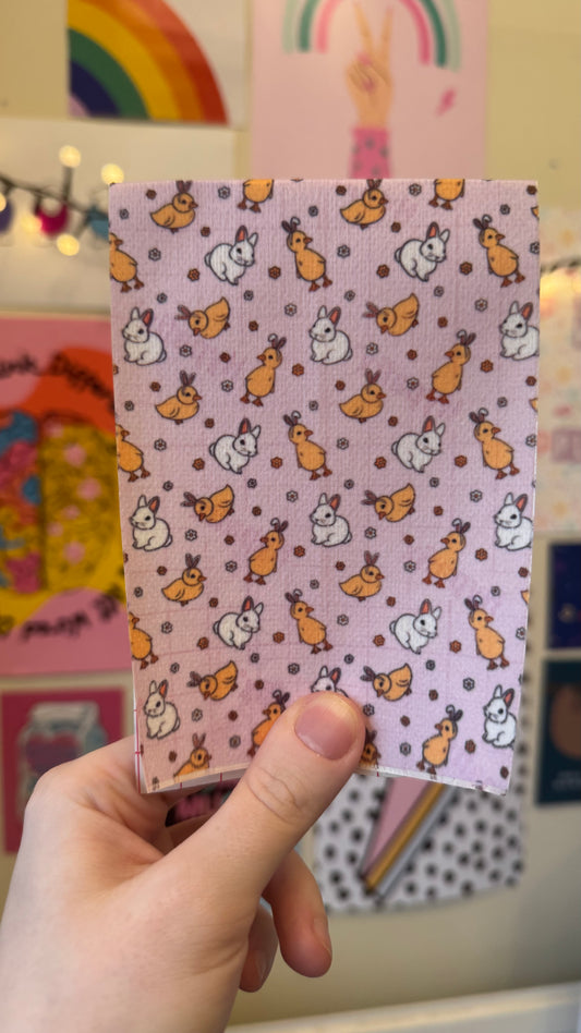 Spring chicks and bunnies tubie tape