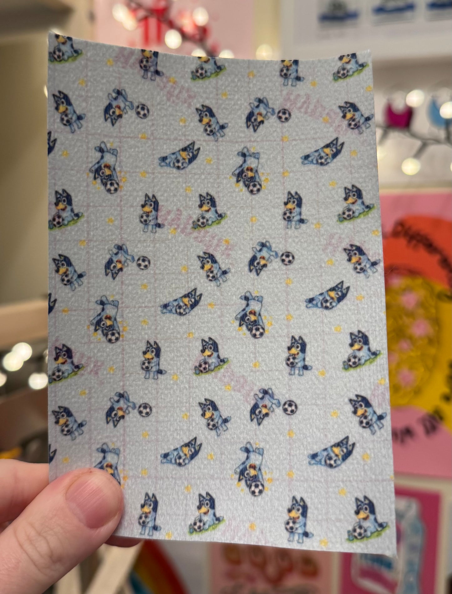 Bluey & football Tubie tape