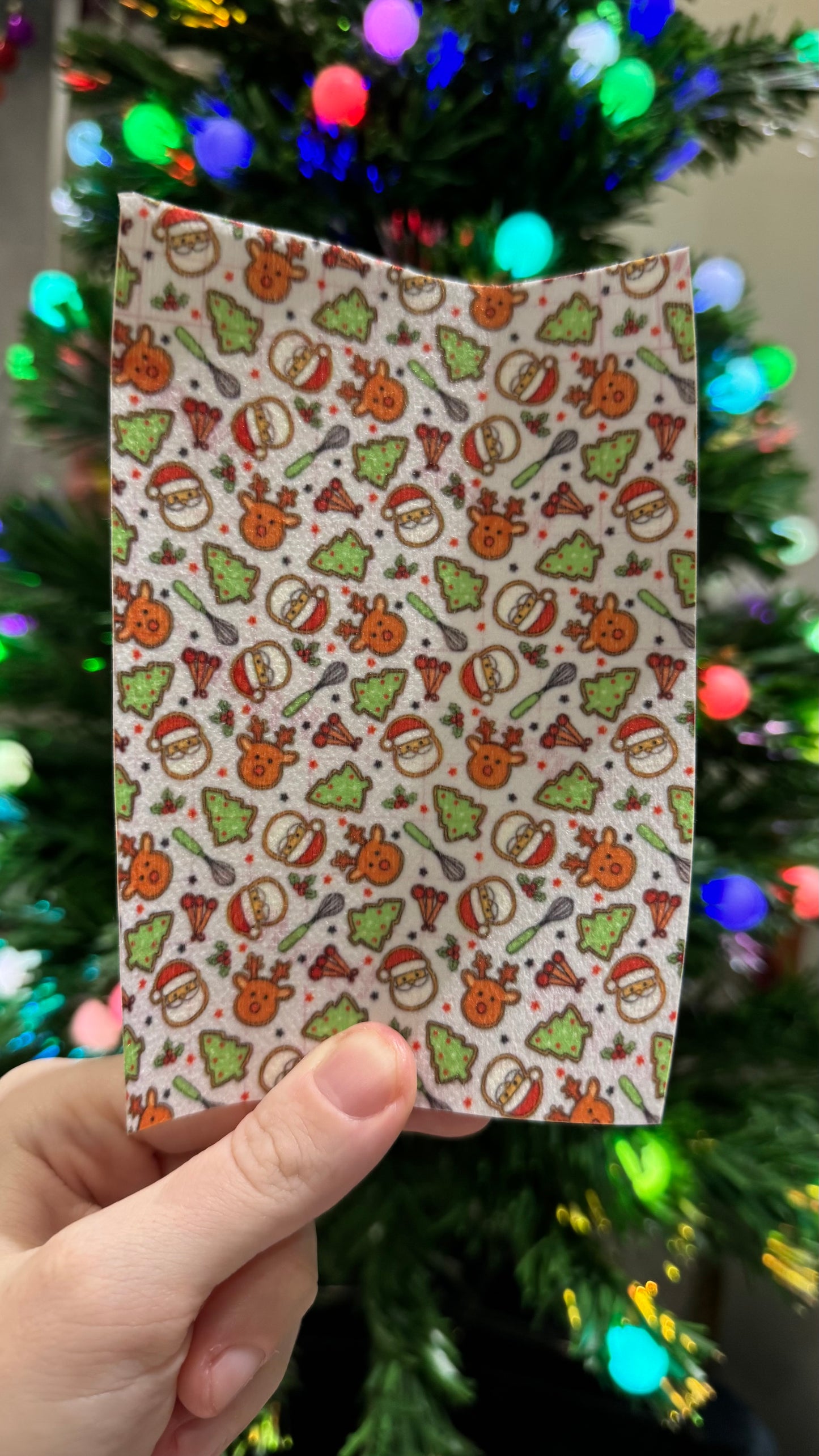 Christmas baking & sanata, reindeer and Xmas tree cookies! Winter Tubie tape collection