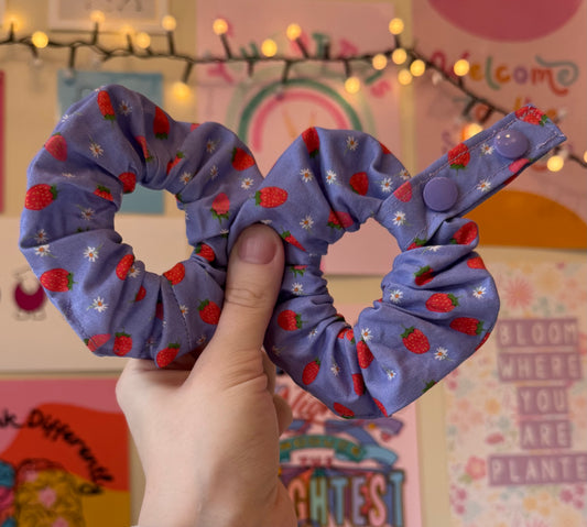 Strawberry Mini tubie scrunchies