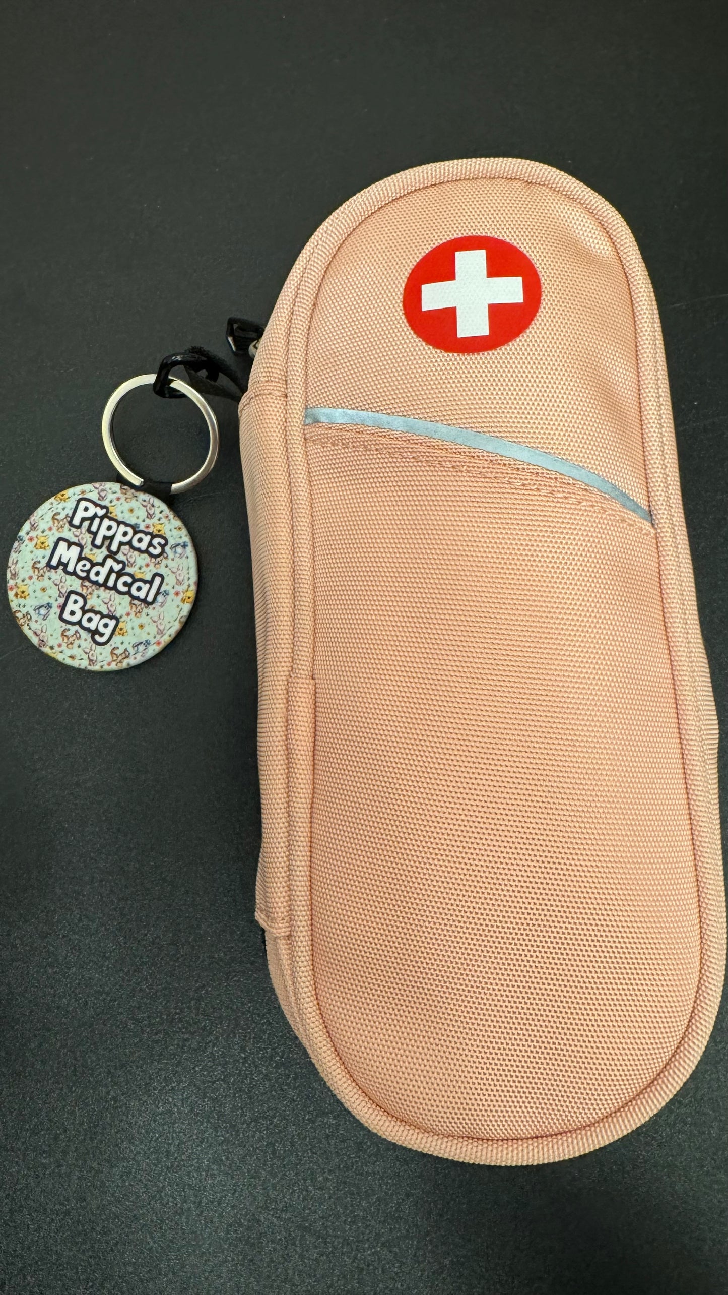 Winnie the Pooh and friends Mini personalised bag tag- “Your NAME! Medical bag” 5cm medical bag tag!