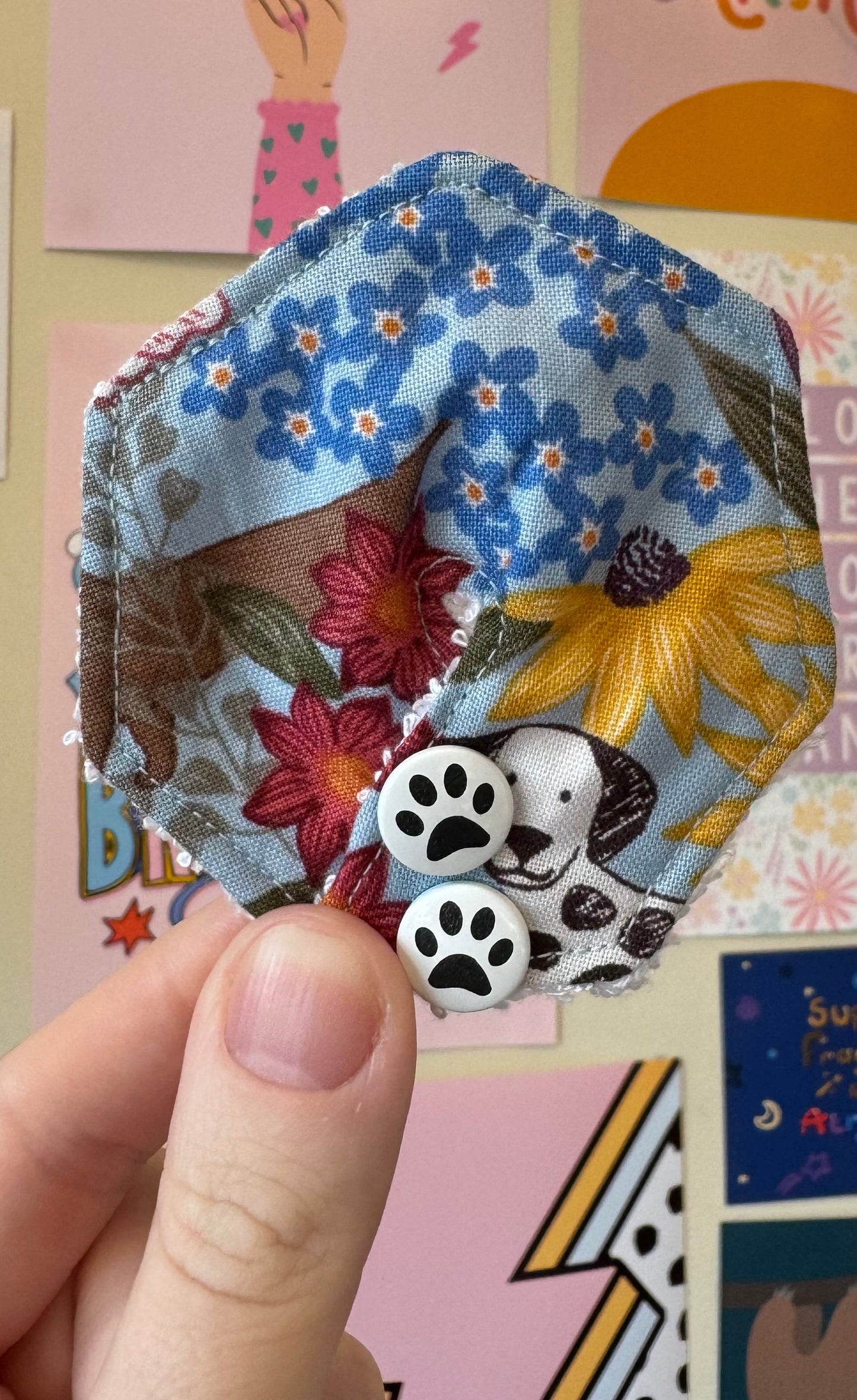 Floral doggy Tubie pad