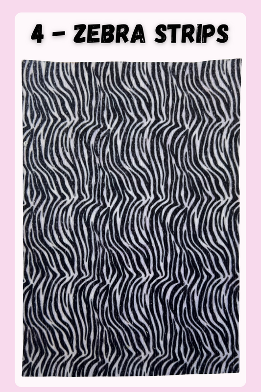 Zebra strips animal print Tubie tape