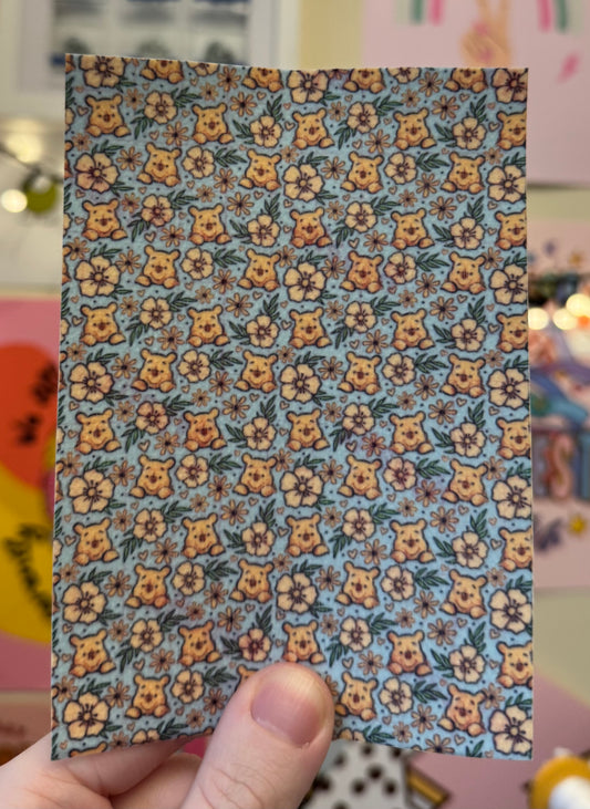 Winnie the Pooh (blue) Tubie tape