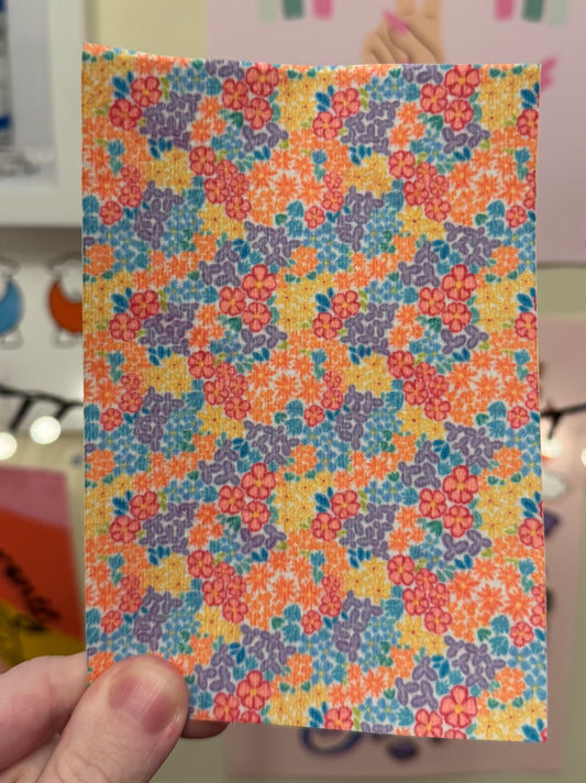 Bright spring floral Easter collection tubie tape
