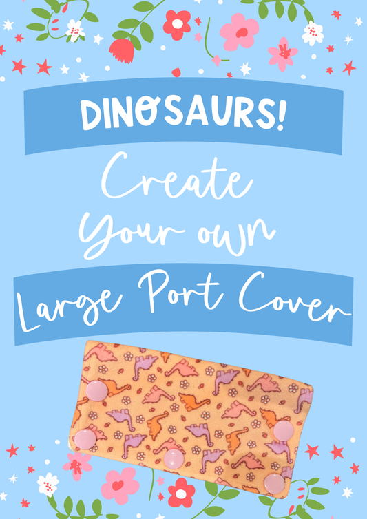 Create Your Own Dinosaur large port covers