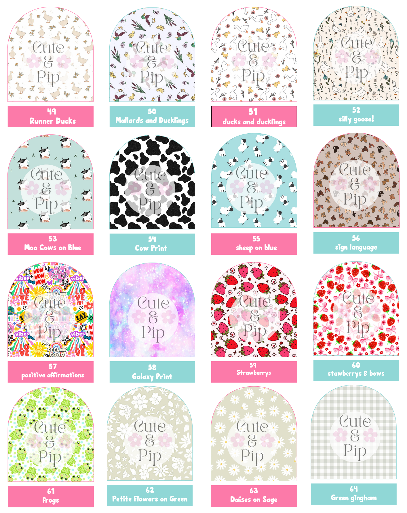 personalised emergency tubie pads case (Tubie pads not included)