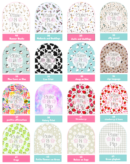 personalised emergency tubie pads case (Tubie pads not included)