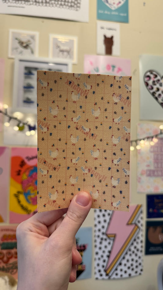 Cute small chickens tubie tape