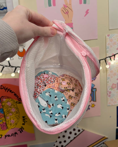 Tubie Wash Bag (Tubie pads NOT included)