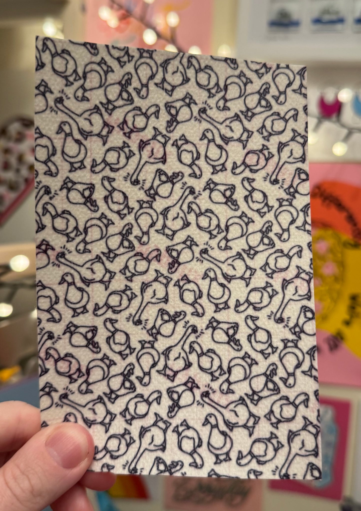 Black & white ducks Tubie tape