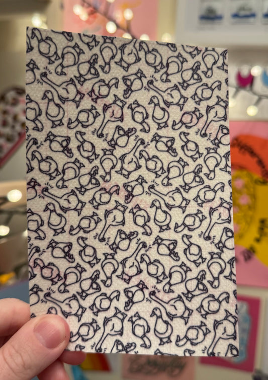 Black & white ducks Tubie tape