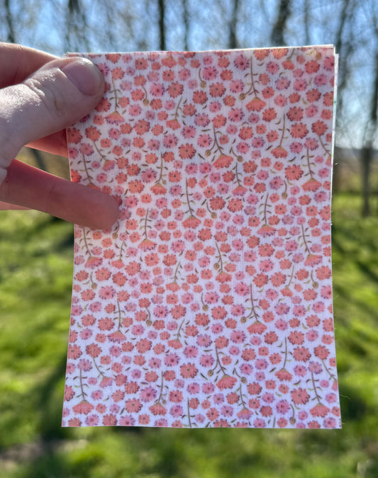 Pink flowers 2026 Tubie tape