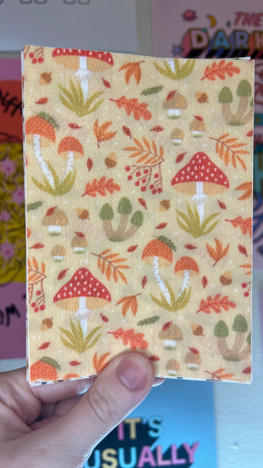 Autumn toadstool mushroom Tubie tape