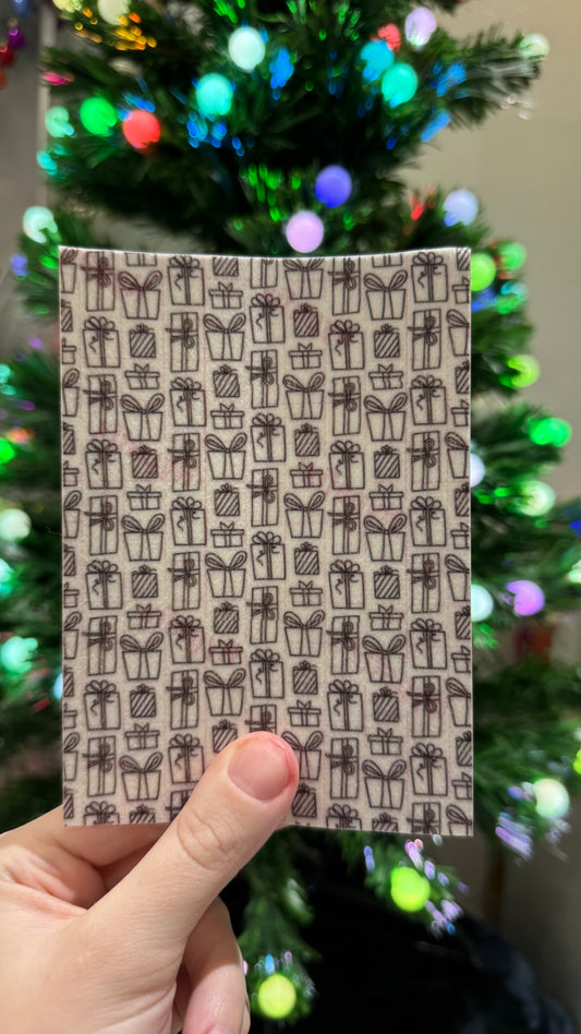 Xmas presents black & white Winter Tubie tape collection