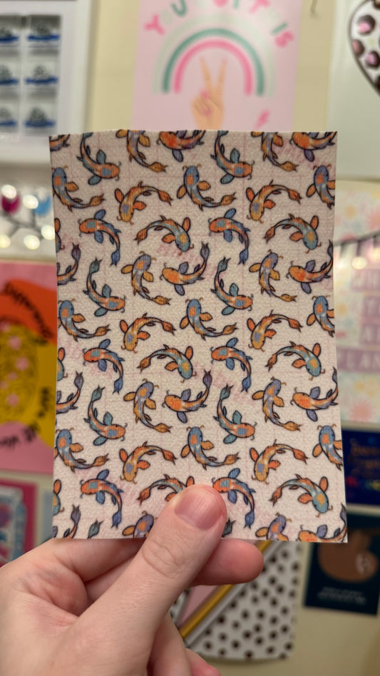 Japanese koi fish Tubie tape collection