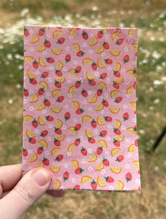 Summers day strawberry & lemons Tubie tape