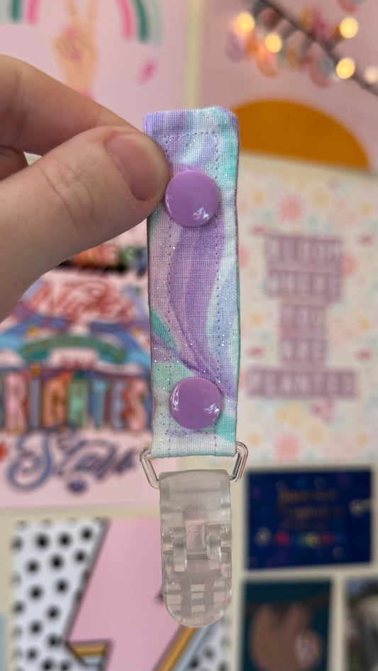 Galaxy Pastel marble effects Tubie clips