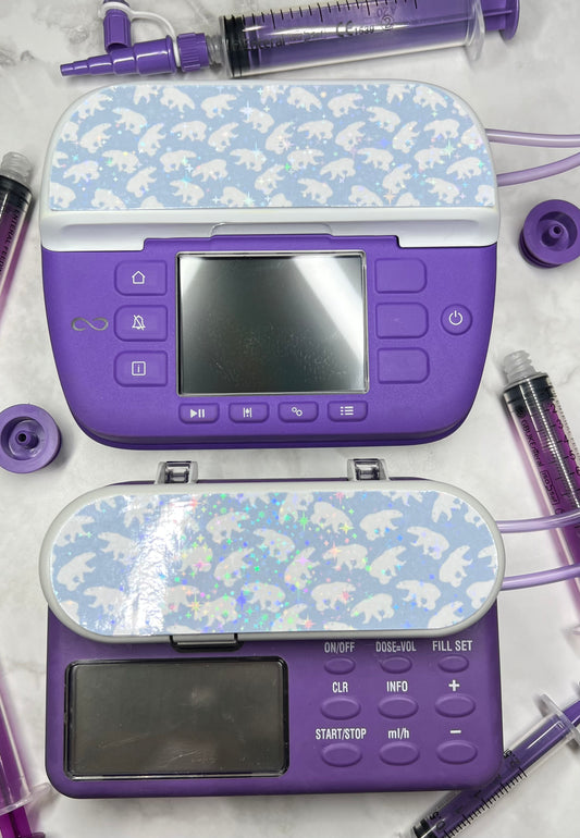 Polar bears Nutricia pump sticker