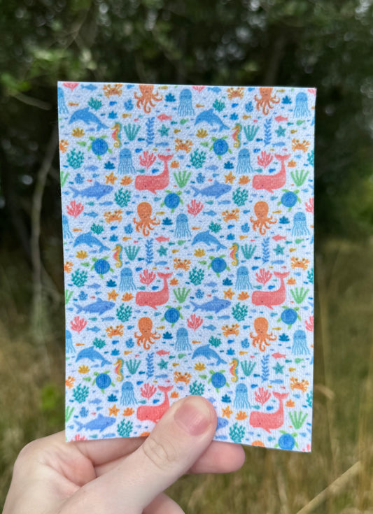 Underwater life, whales, dolphins, turtles and more tubie tape