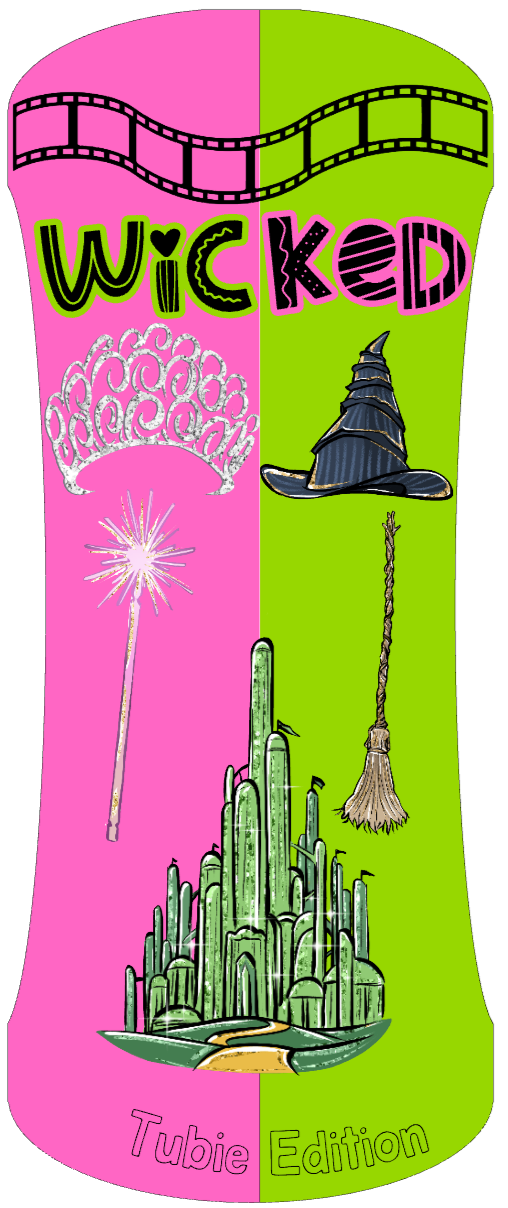 Wicked tubie edition - Foodie al Tubie feed bottle stickers