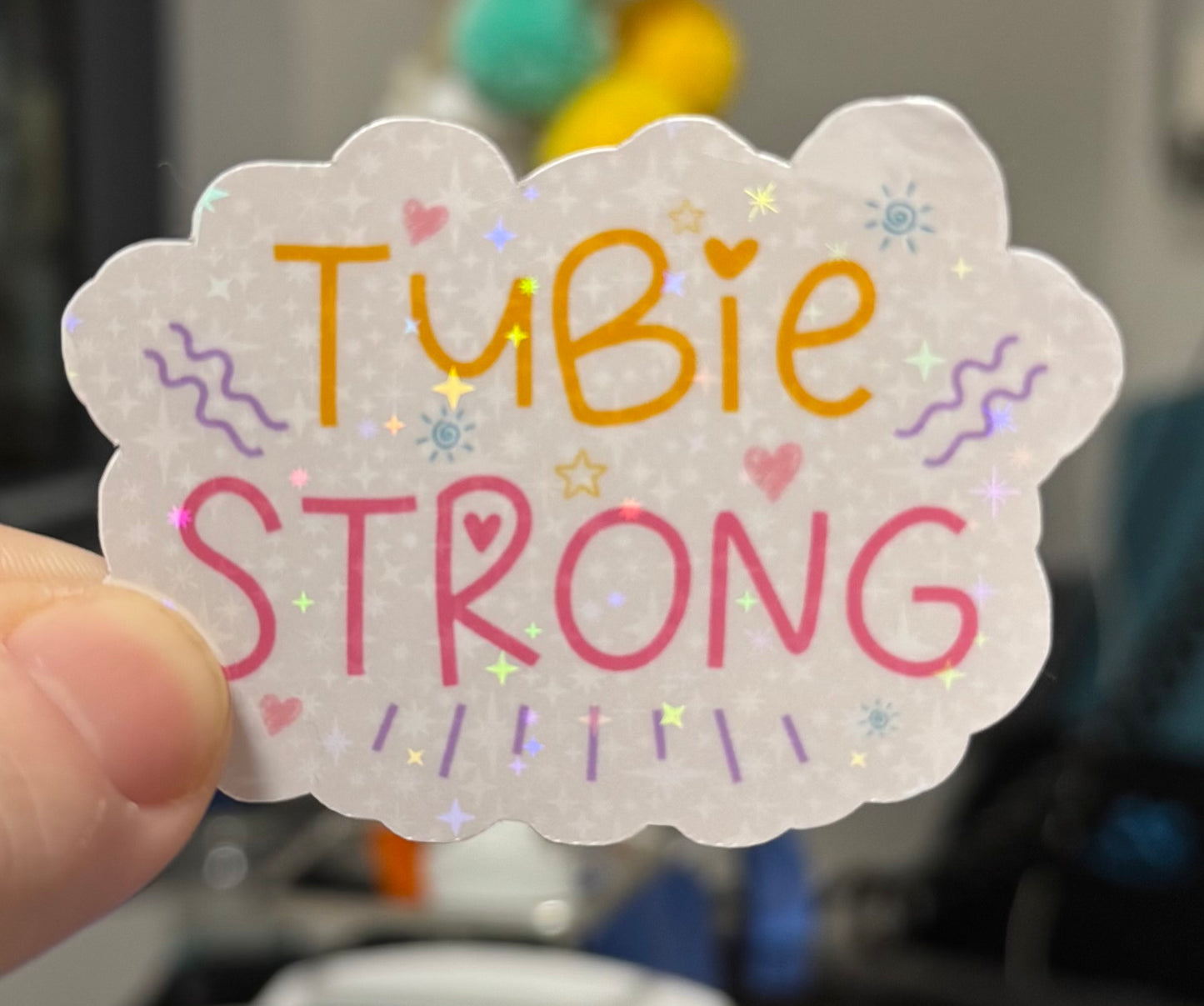 tubie strong sticker