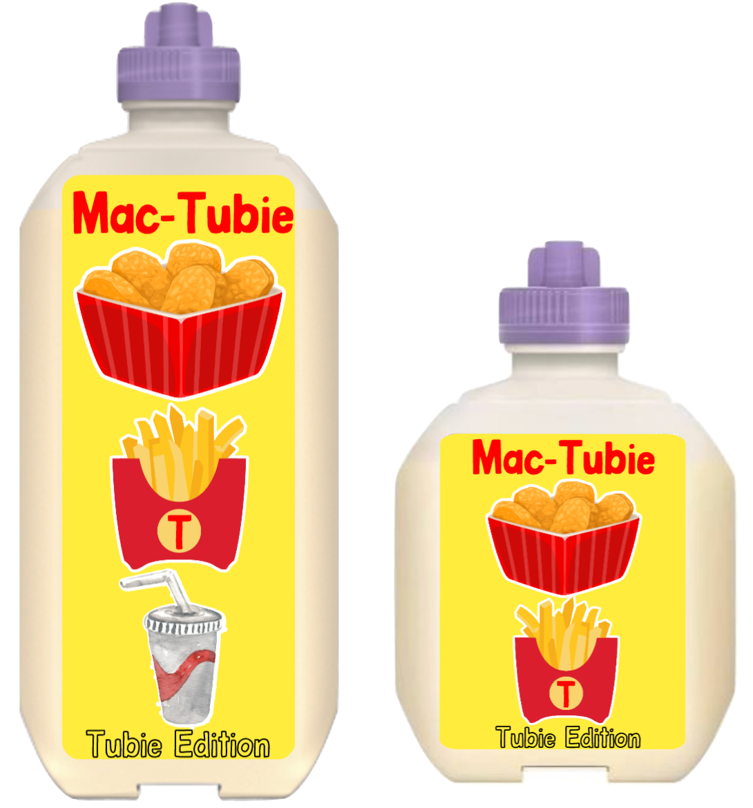 Nestle Peptamen Mac-Tubie “CHICKEN NUGGET” tubie edition - Foodie al  tubie feed bottle stickers