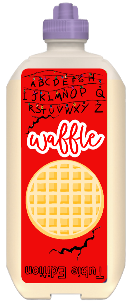 (Nestle Peptamen) stranger things  tubie edition - Foodie al Tubie feed bottle stickers