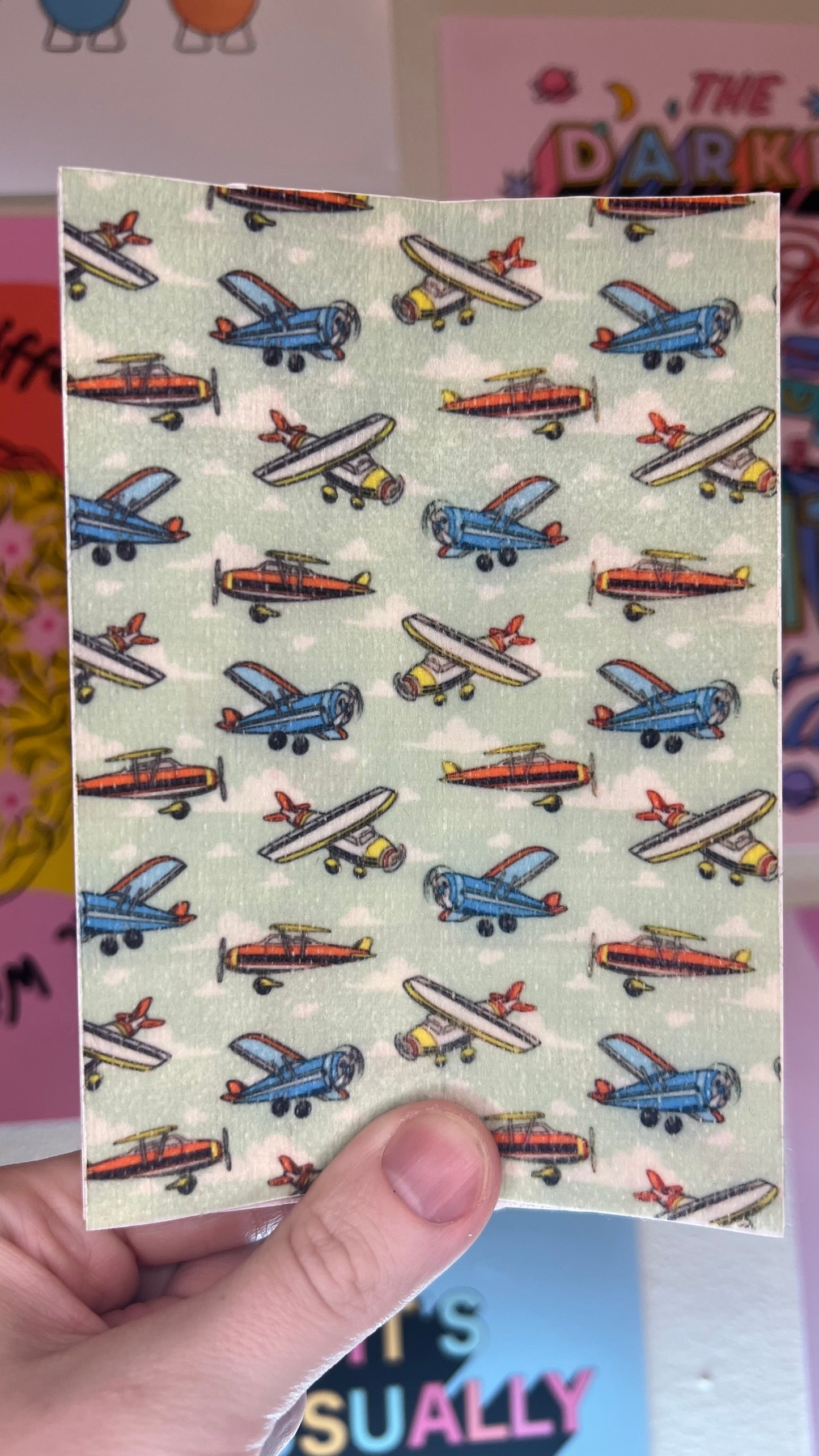 Airplane blue transport Tubie tape