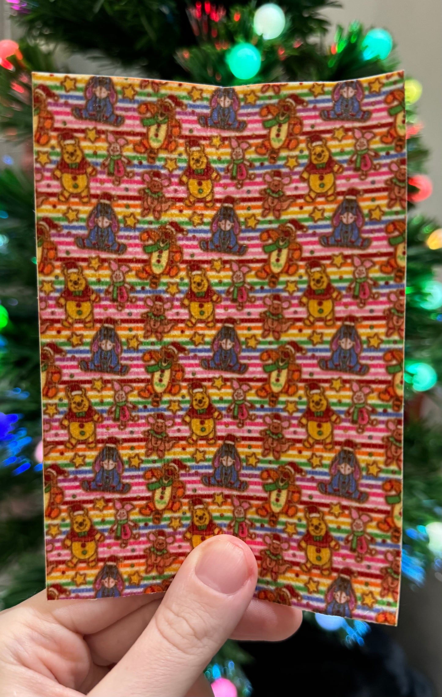 Rainbow Xmas Winnie the Pooh and friends Winter Tubie tape collection