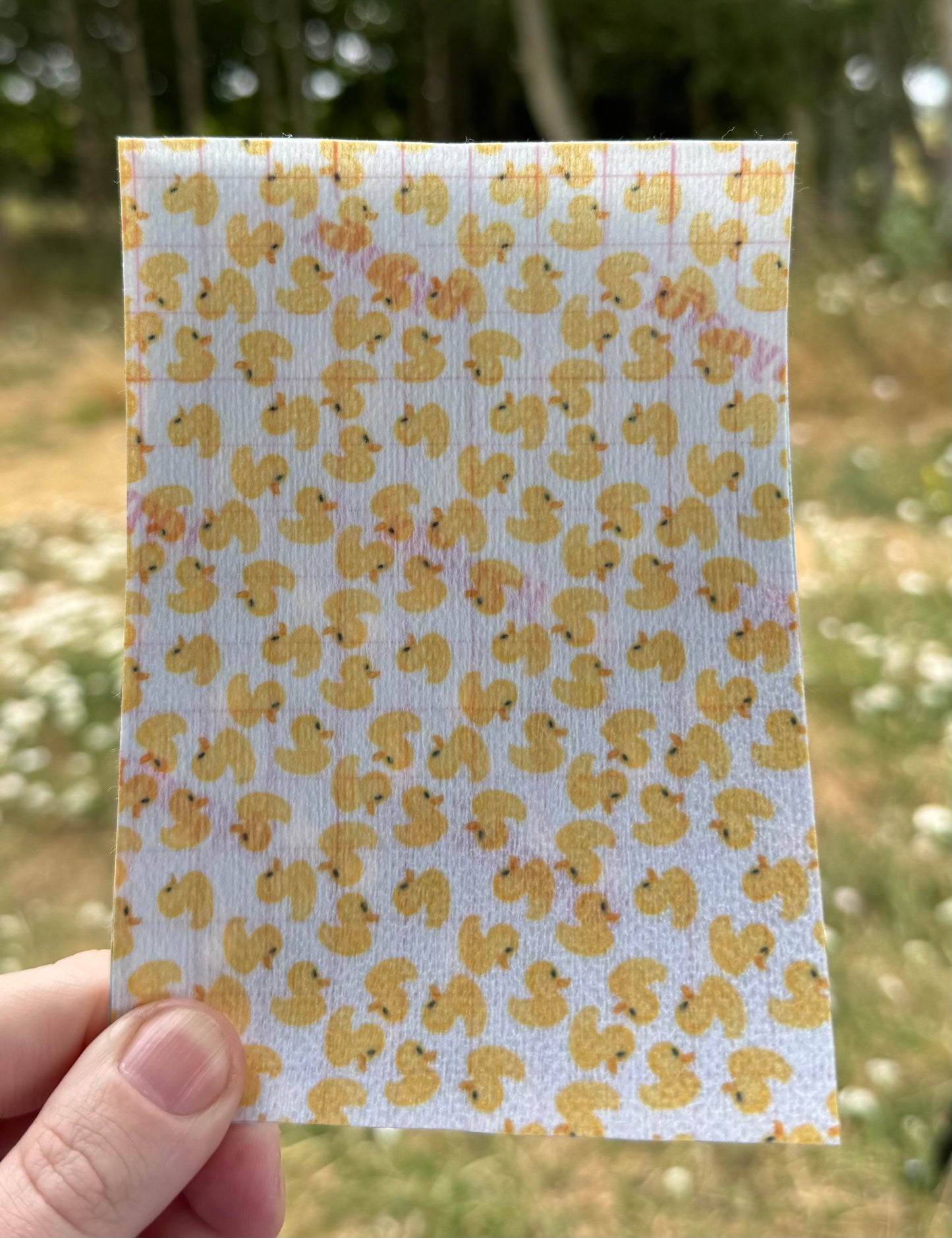 Watercolour rubber ducks Tubie tape