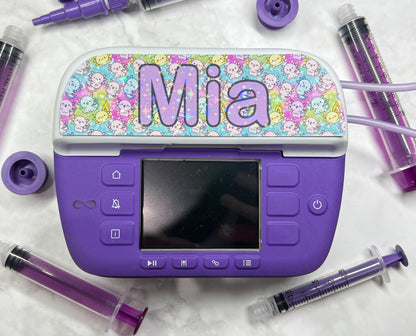 Axolotl‘s personalised Nutricia infinity and infinity 3 pump sticker