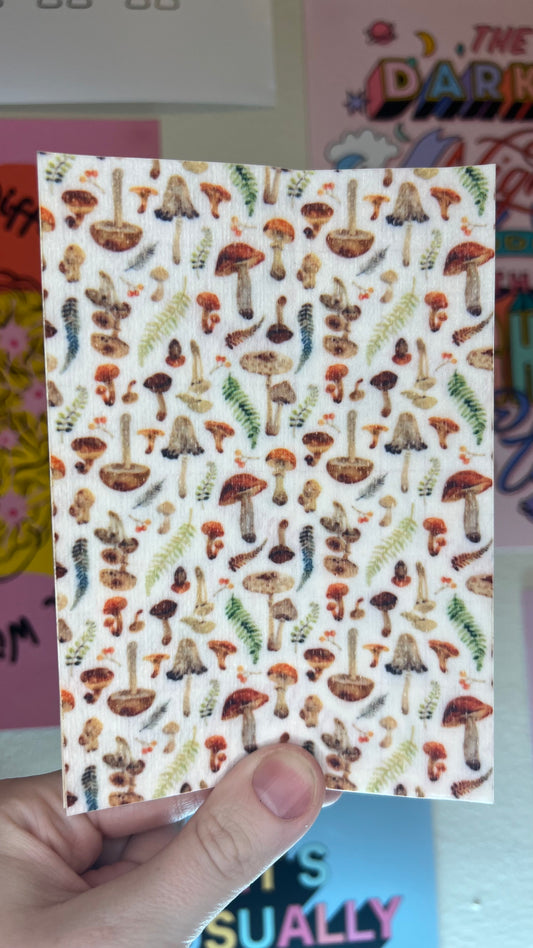 Mushrooms and ferns Tubie tape